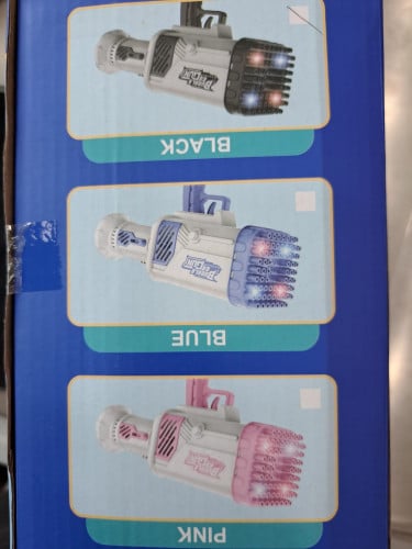 مسدس فقعات حجم كبير يعمل شحن كهرباء مع علبتين صابو...