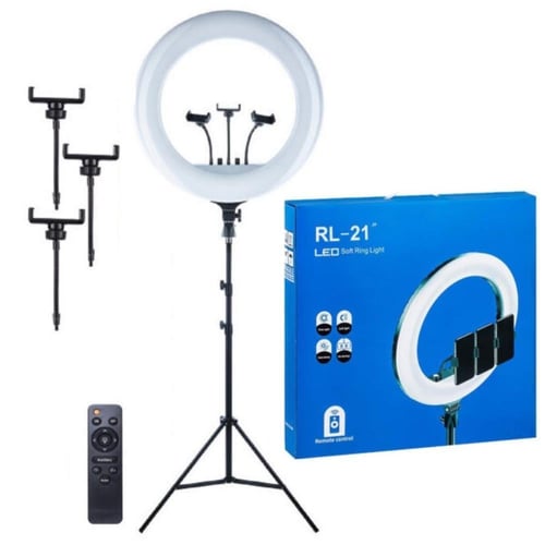 رينج لايت ثلاثي مع ريموت تحكم