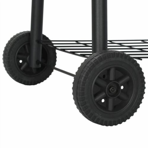 شواية شواء بكفرات مع صندوق دخان للشواء