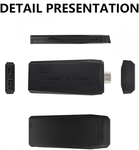 جهاز تشغيل ألعاب فيديو رقمية 4K مدمج مع وحدات تحكم...