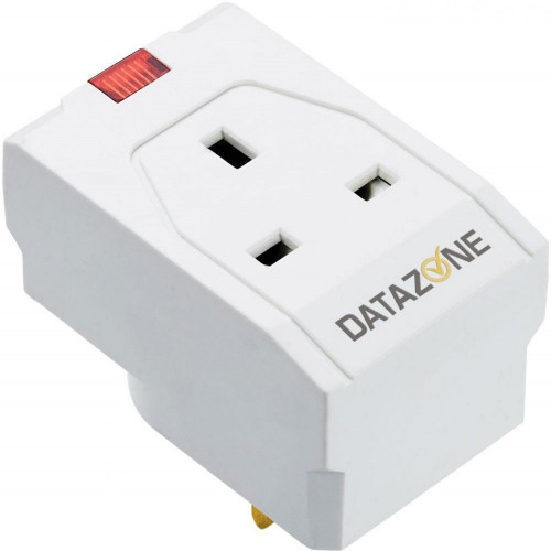 محول مقبس واحد مع 2 منفذ يو اس بي DATAZONE DZ-PS05