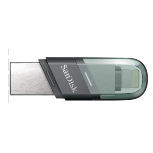 فلاش بمنفذ ايفون و يو اس بي 128 جيجا SanDisk SDIX9...