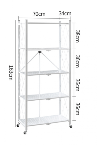 ستاند تخزين 5 أرفف قابل للطي