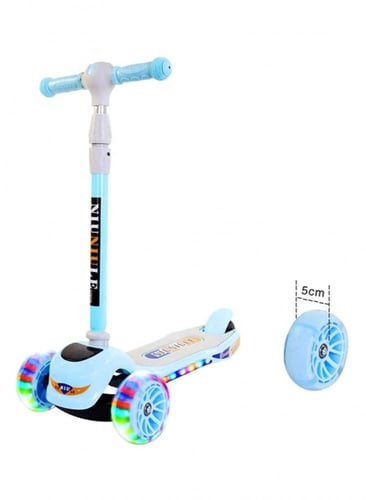 سكوتر اطفال ولادي بثلاث كفرات بموسيقى واضاءة