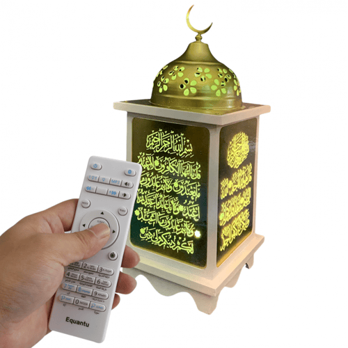 سماعة القرآن الكريم المضيئة مع تفسير الآيات صوت يد...