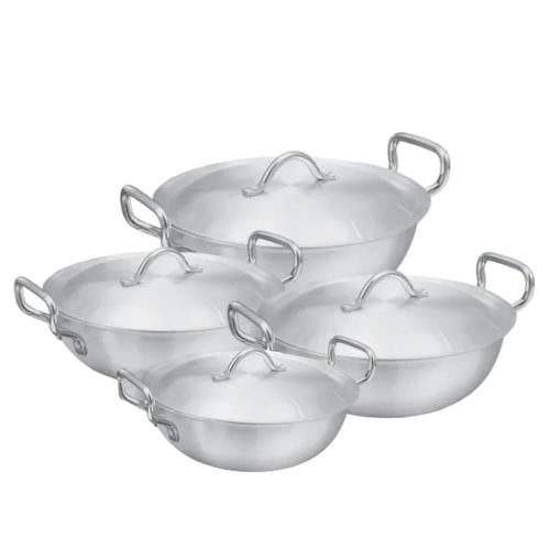 طقم قدور ألمنيوم باكستاني 8 قطع MOSTAFACO 634522