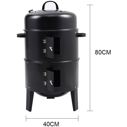 شواية فحم مدخنة 3 طبقات