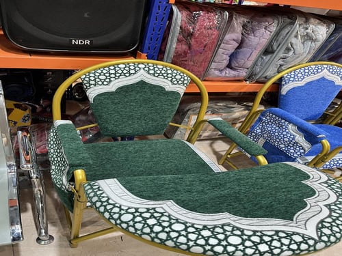 كرسي الصلاة لون اخضر