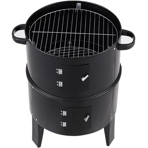 شواية فحم مدخنة 3 طبقات