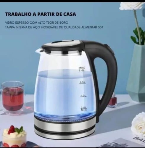 عرض خاص غلايه ماء زجاج بقوة 2000 وات 50/60 هيرتز ا