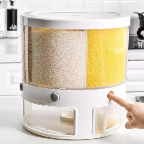 صندوق تخزين الحبوب قابل للدوران 10 كجم 34*29.5*29....