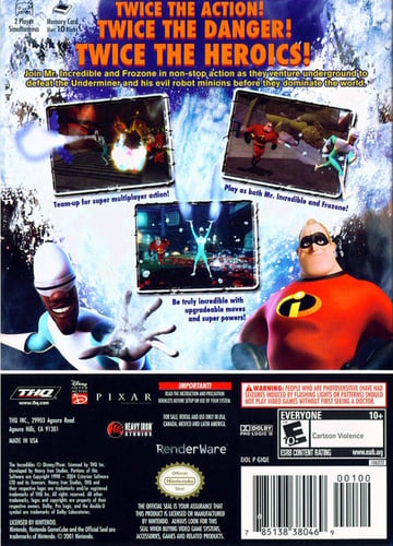 The Incredibles Rise of the Underminer (NTSC)