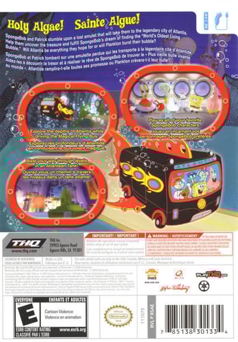 Spongebob's Atlantis Squarepantis (NTSC)