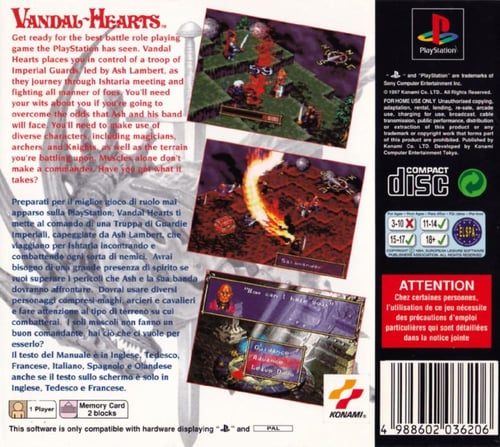 Vandal Hearts (PAL)