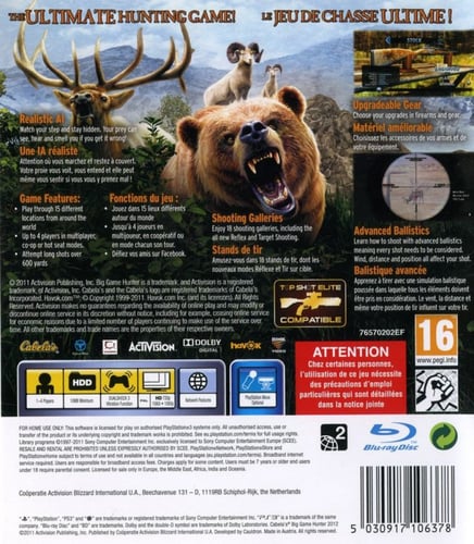 Cabela's Big Game Hunter 2012