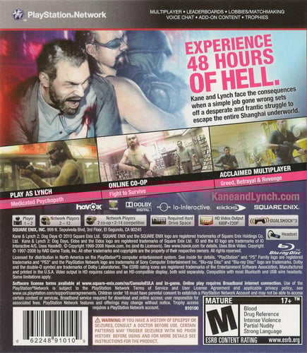 Kane & Lynch 2 Dog Days