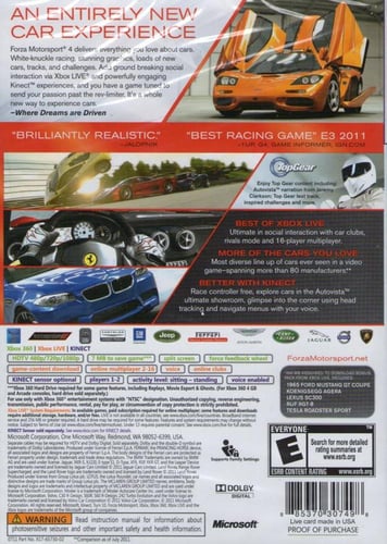 Forza Motorsport 4 (PAL)