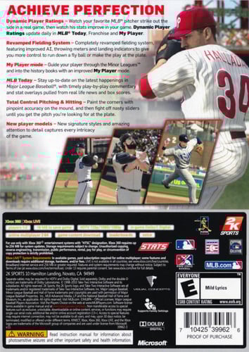 Major League Baseball 2K11 (NTSC)
