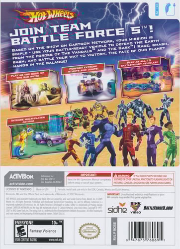 Hot Wheels Battle Force 5 (NTSC)