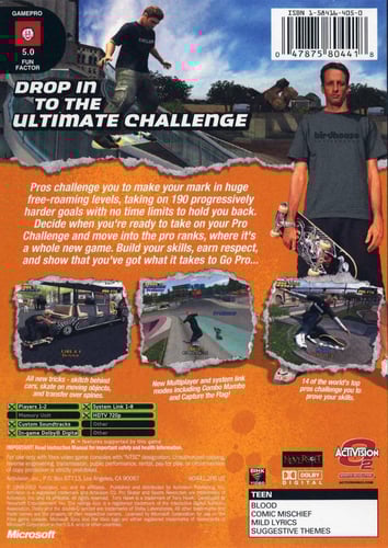 Tony Hawk's Pro Skater 4 (NTSC)