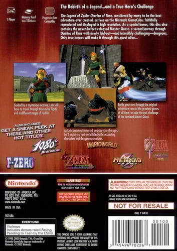 The Legend of Zelda Ocarina of Time Master (NTSC)