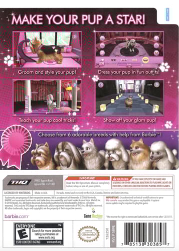 Barbie Groom and Glam Pups (NTSC)