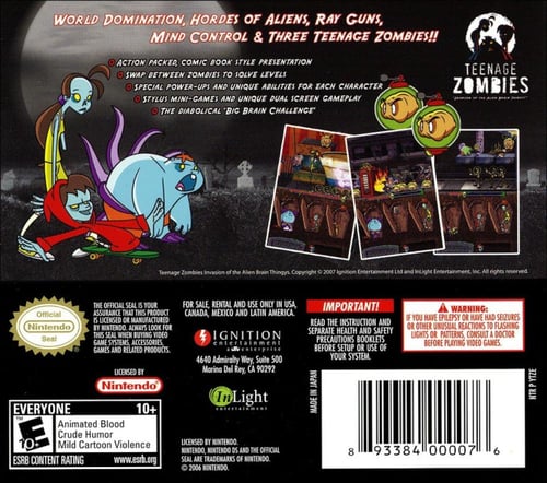 Teenage Zombies Invasion of the Alien Brain Thingy...
