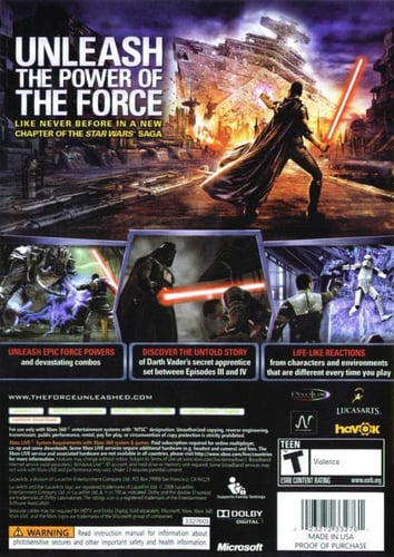 Star Wars the Force Unleashed (PAL)