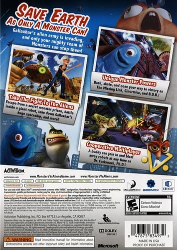 Monsters vs Aliens (NTSC)