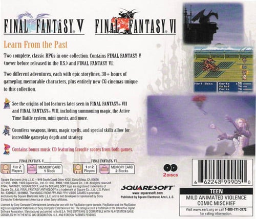Final Fantasy Anthology (NTSC)