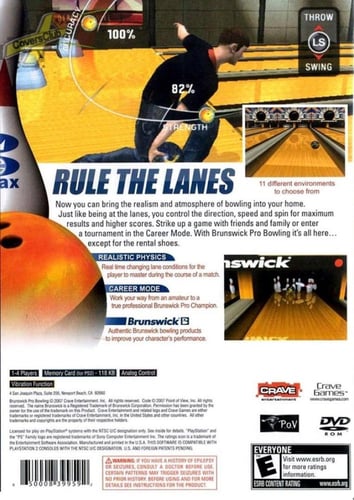 Brunswick Pro Bowling (NTSC)