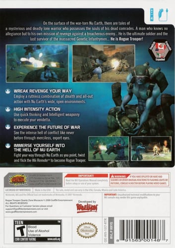 Rogue Trooper Quartz Zone Massacre (NTSC)