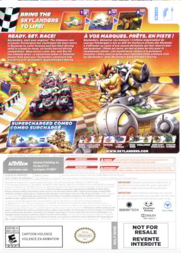 Skylanders Superchargers Racing (NTSC)