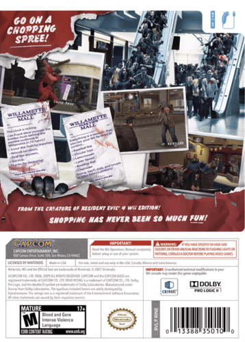 Dead Rising Chop Till You Drop (NTSC)