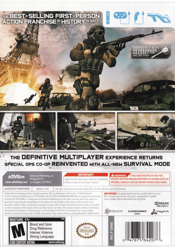 Call of Duty Modern Warfare 3 (NTSC)