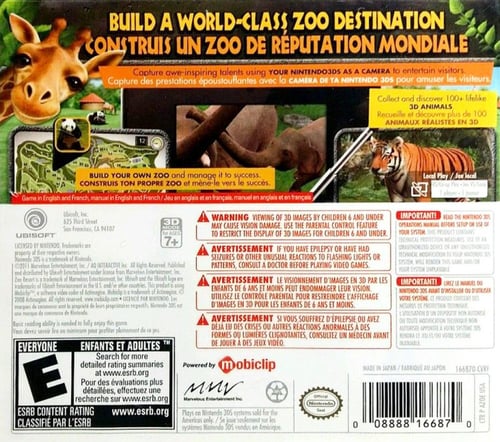 Zoo Resort 3D (NTSC)