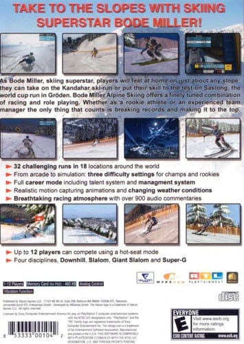 Bode Miller Alpine Skiing (NTSC)