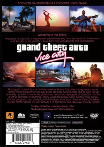 Grand Theft Auto Vice City (NTSC)
