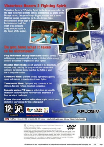 Victorious Boxers 2 Fighting Spirit (NTSC)