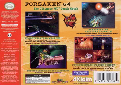 Forsaken 64 (NTSC)