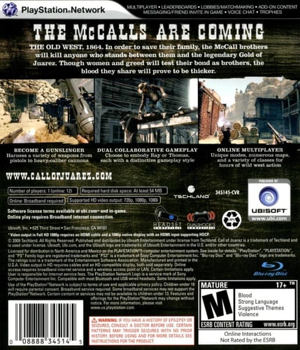 Call of Juarez Bound in Blood