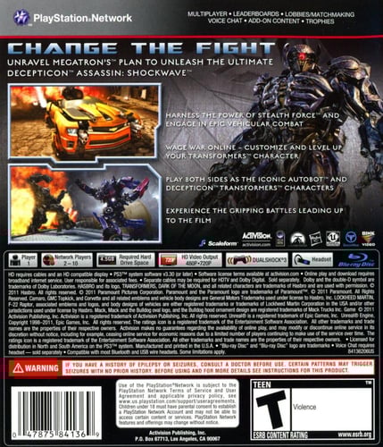 Transformers Dark of the Moon