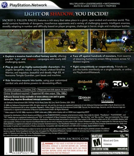 Sacred 2 Fallen Angel