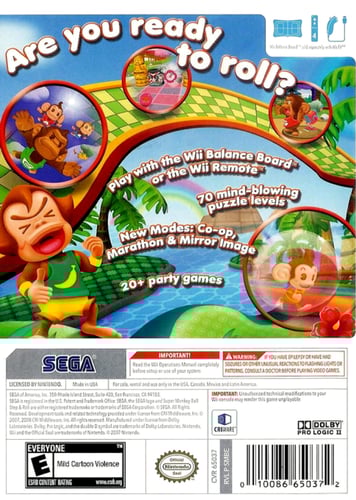 Super Monkey Ball Step & Roll (NTSC)