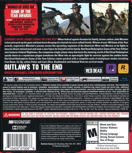 Red Dead Redemption GOTY Edition