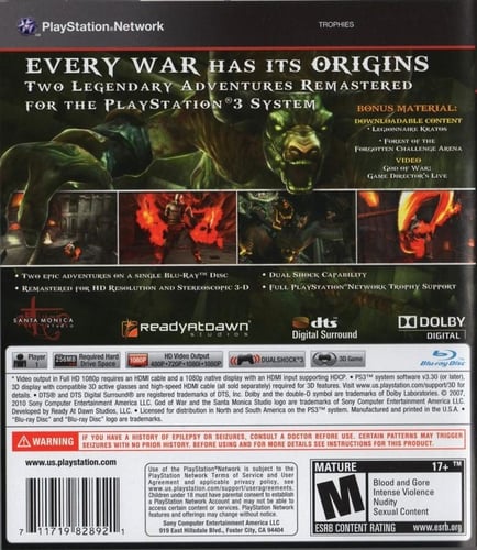 God of War Origins Collection