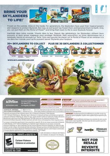 Skylanders Spyros Adventure (NTSC)