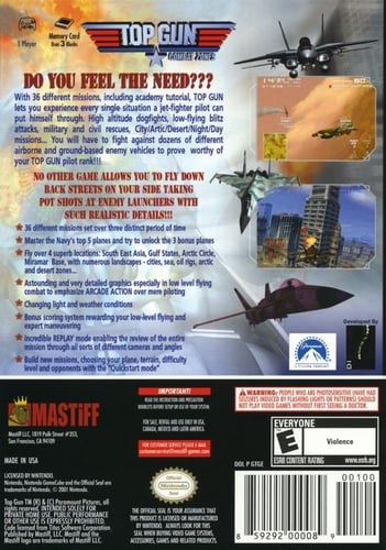 Top Gun Combat Zone (NTSC)