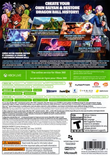 Dragon Ball Xenoverse (NTSC)