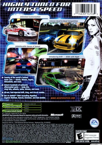 Need for Speed Underground (NTSC)